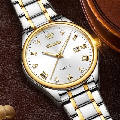 Picture of Fashion Stainless Steel Analog Wrist Watch For Men