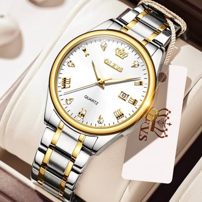 Picture of Olevs 5661 Fashion Stainless Steel Analog Wrist Watch For Men