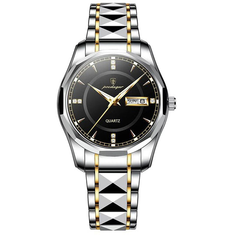 Picture of POEDAGAR New Fashion Men's Watches Stainless Steel Top Brand Luxury Waterproof Men Quartz Wristwatches Relogio Masculino