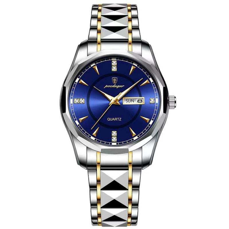 Picture of POEDAGAR New Fashion Men's Watches Stainless Steel Top Brand Luxury Waterproof Men Quartz Wristwatches Relogio Masculino