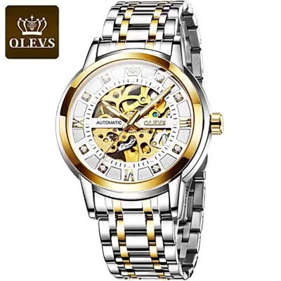 Picture of Brown PU Leather Analoge Wrist Watch For Men