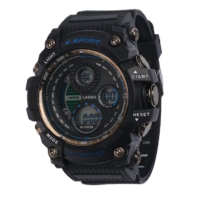 Picture of Lasika 9028 Cronographs, Auto Date, Shock Resistant Men's Waterproof Sports Digital Wrist Clock