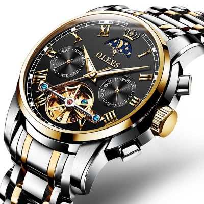 Picture of Fashion Automatic Stainless Steel Waterproof Watches for Men