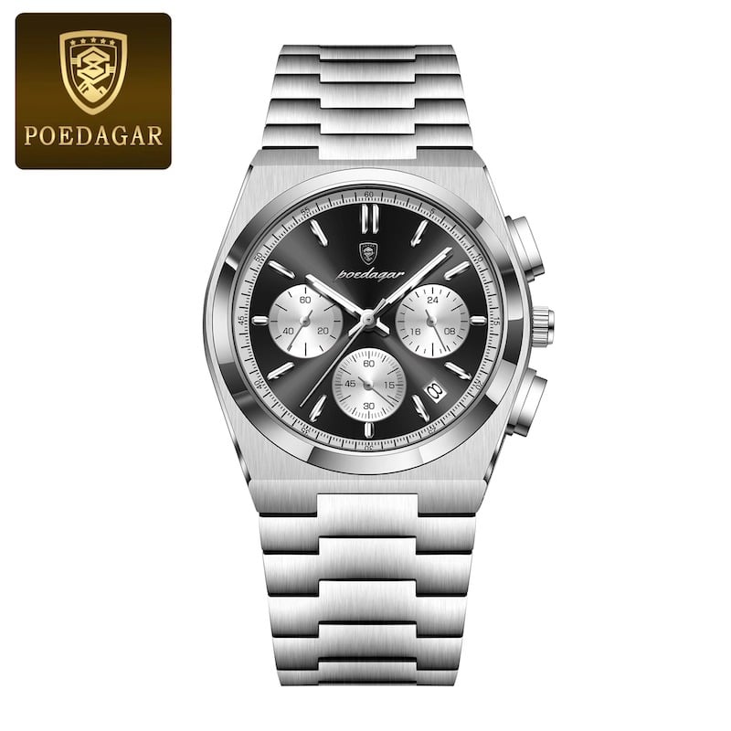Picture of POEDAGAR 970 Luxury Man Quartz Watch Sport Military Watch For Men Waterproof Luminous Date Chronograph Style Watches - Watch For Men