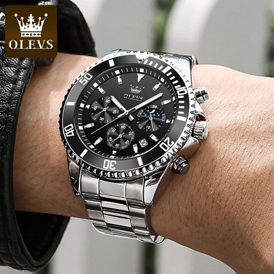 Picture of OLEVS 2870 Stainless Steel Fashion Waterproof Quartz Watch
