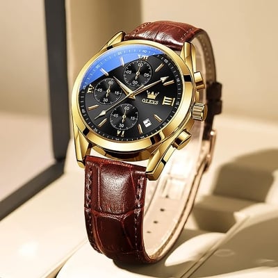 Picture of Leather Waterproof Quartz Fashion Watch for Men (No Box 2)
