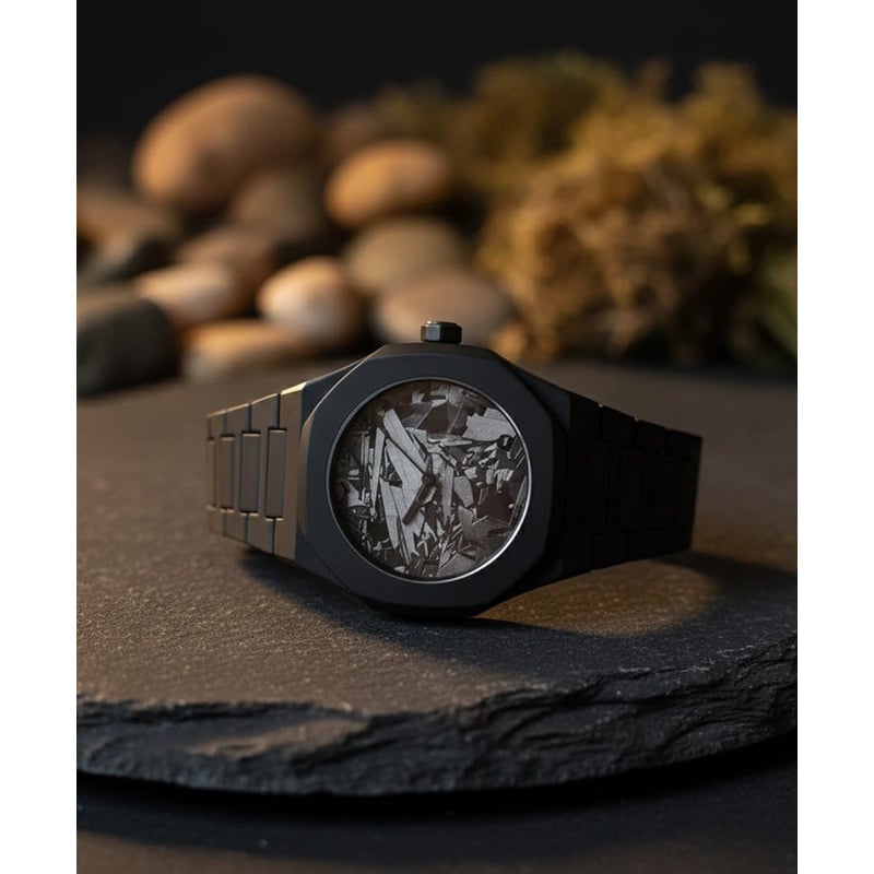 Picture of Arabic Watch Waterproof Men's Quartz Watch Black PC Plastic watch for men - Aura Arabic Watch - Black (Black 2)