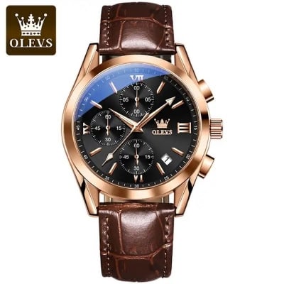 Picture of Ole_vs Leather Fashionable Quartz Fashion Watch for Men (No Box 2)