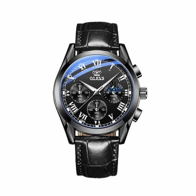 Picture of Leather Luxury Smart Fitness Wrist Watch