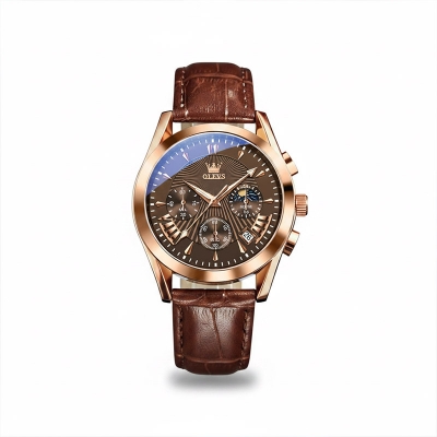 Picture of Fashion Stainless Steel Analog Wrist Watch For Men