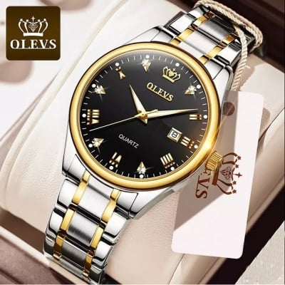 Picture of Olevs 5563 Fashion Stainless Steel Analog Wrist Watch For Men