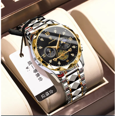 Picture of Poedagar 996l Luxury Watch Stainless Steel Men's Watch Waterproof Luminous Chronograph Men's Quartz Watch-Watches for Men-Watches-Men's Watches"