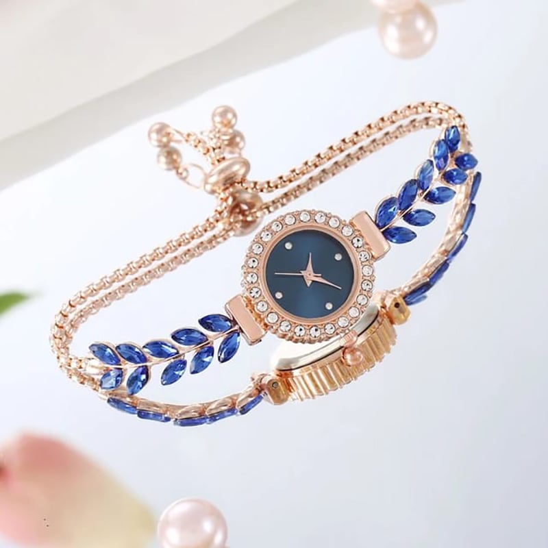 Picture of New Simple Women's Feather Bracelet Watch Fashion Quartz Wrist watch for Women - Ladies Watch