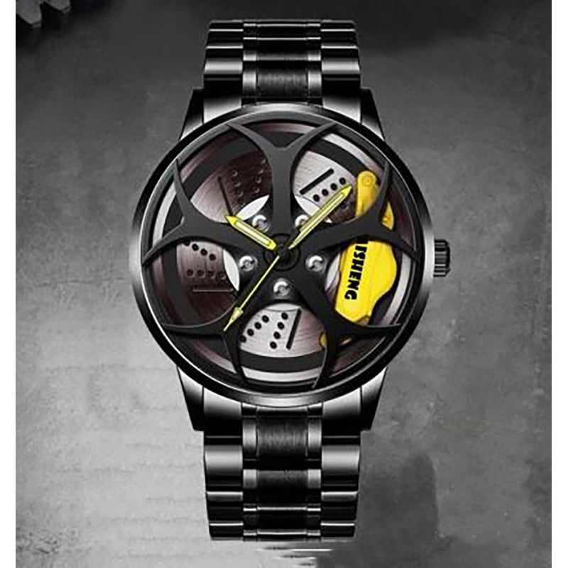 Picture of BEISHEMG 1787 ( NO Wheels ) Creative Fashion Men Stainless Steel Watch For Man Skmei Watch For Men