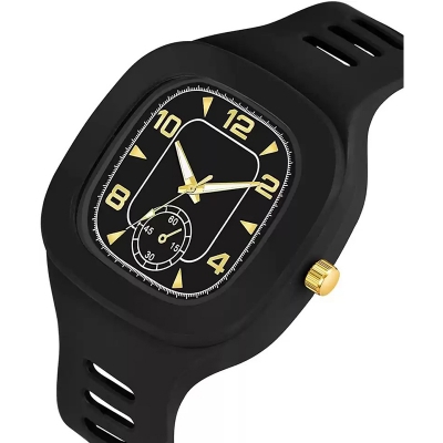 Picture of Fashionable Watch Silicone Band Quartz Analog Wrist Watch For Men