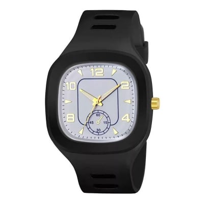 Picture of Lavish indulgent Fashionable Watch Silicone Band Quartz Analog Wrist Watch For Men - Watch For Men - Iconic Style (Combo 2)