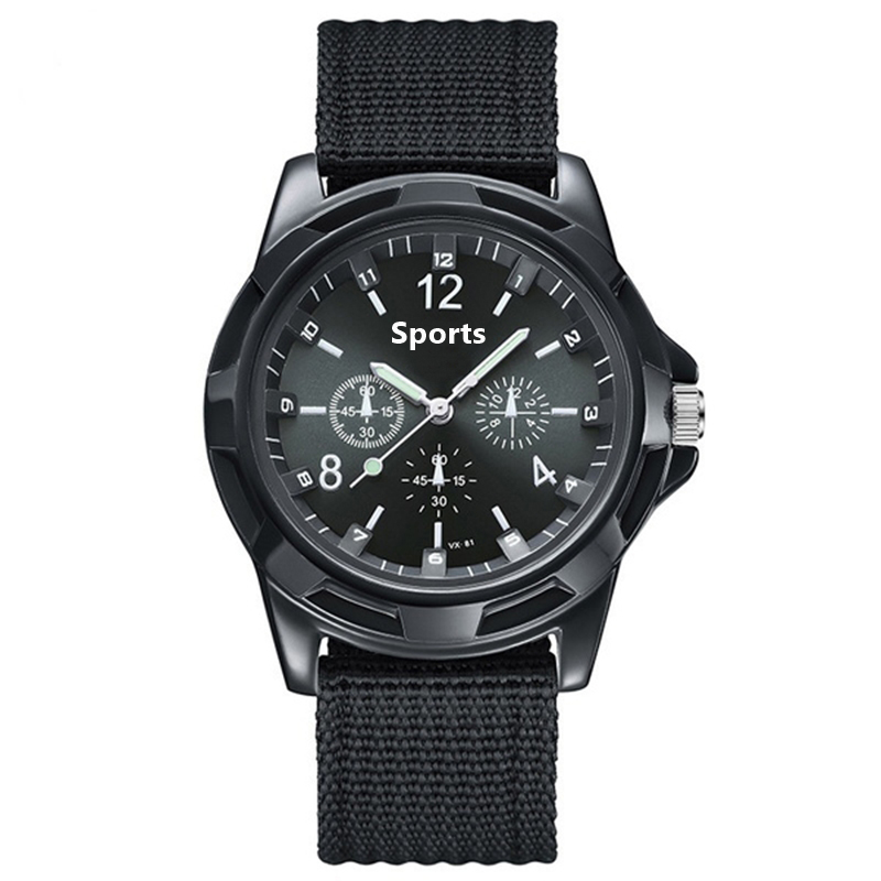 Picture of Fabric Canvas Strap Casual Cool Sport Round Dial Wrist Watch for men - Watch For Men - Watch - Watch For Men - Watch - ঘড়ি