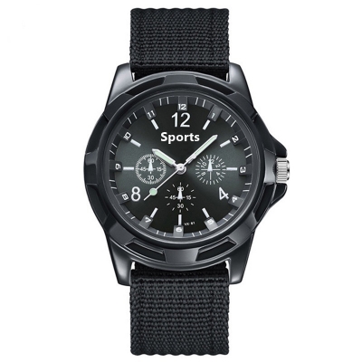 Picture of Fabric Canvas Strap Casual Cool Sport Round Dial Wrist Watch for men - Watch For Men - Watch - Watch For Men - Watch - ঘড়ি