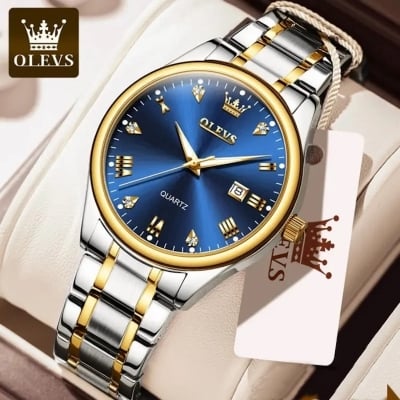 Picture of Olevs 5563 Fashion Stainless Steel Analog Wrist Watch For Men