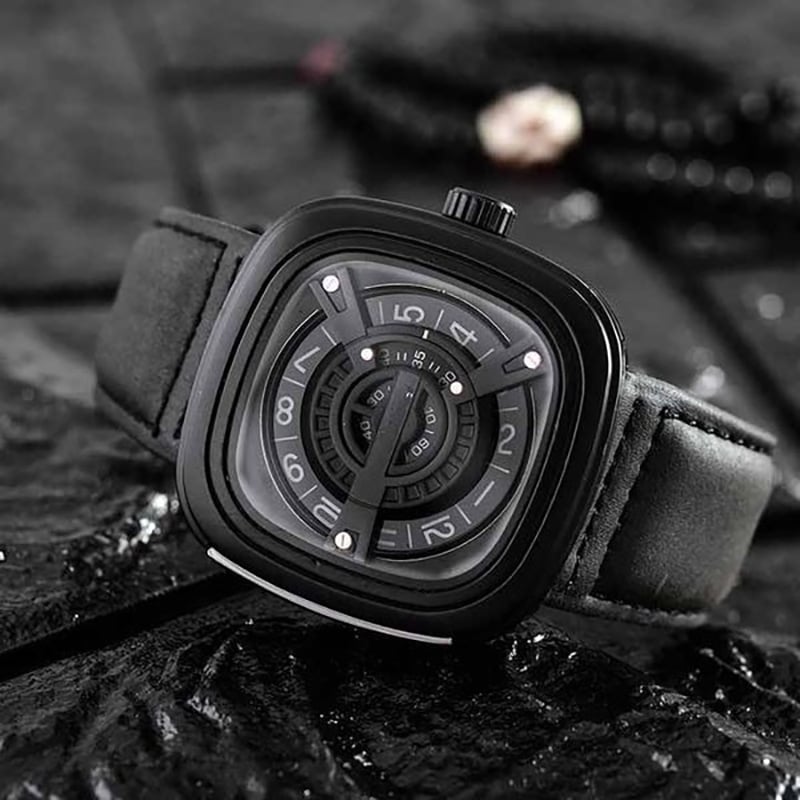 Picture of Big Dial Seven Friday Leather Belt Watch Trend Fashion Student Watch