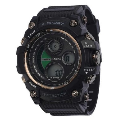 Picture of Lasika 9028 Cronographs, Auto Date, Shock Resistant Men's Waterproof Sports Digital Wrist Clock