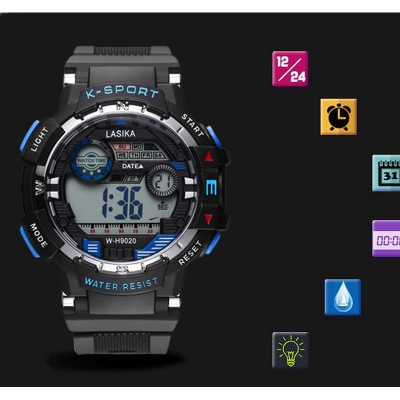 Picture of LASIKA W-H9020 Digital Sport Water Resistance Watch For men .