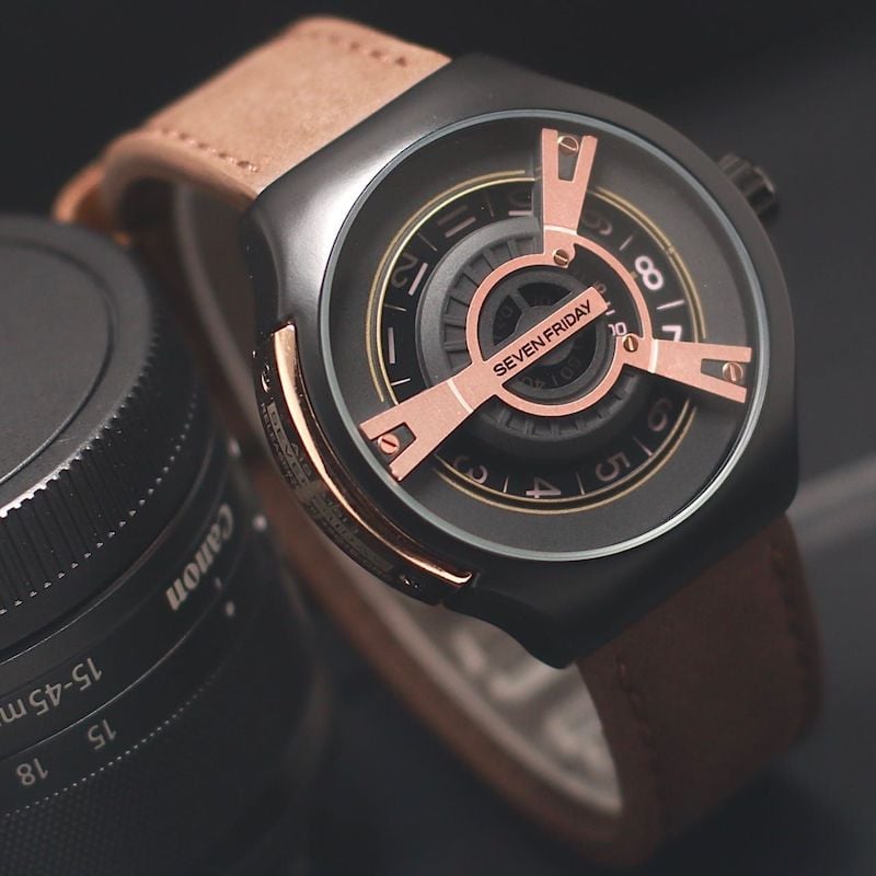 Picture of Big Dial Seven Friday Leather Belt Watch Trend Fashion Student Watch (New 2)
