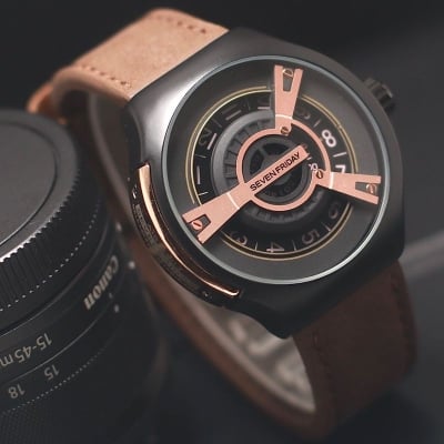 Picture of Big Dial Seven Friday Leather Belt Watch Trend Fashion Student Watch (New 2)