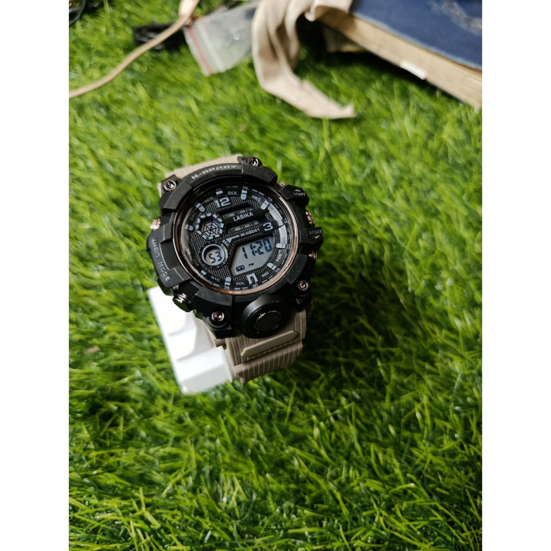 Picture of LASIKA W-H90 Water Resistance Silicon Digital Watch for Men - Black  - Watch For Men - Watch - Watch For Men - Watch (No.2)