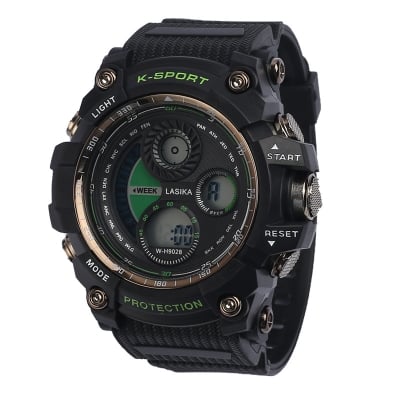 Picture of Lasika 9028 Cronographs, Auto Date, Shock Resistant Men's Waterproof Sports Digital Wrist Clock
