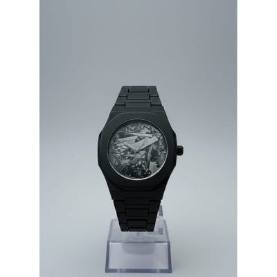 Picture of Arabic Watch Waterproof Men's Quartz Watch Black PC Plastic watch for men - Aura Arabic Watch - Black (Black 2)