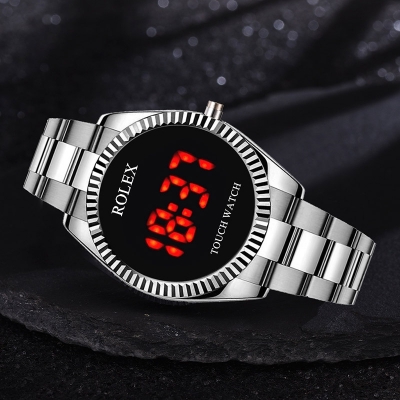 Picture of Luxury Brand Stainless Steel Touch Screen Digital Fashionable Watch, Time, Date Function Watch For Men