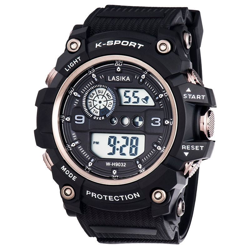 Picture of Premium Quality Digital Sports Watch LASIKA W-H9032 Digital Water Resistance/ Waterproof Digital Watch, Digital Silicon Watch for Men - Watch For Men - Watch - Watch For Men - Watch - ঘড়ি - Watch For Men