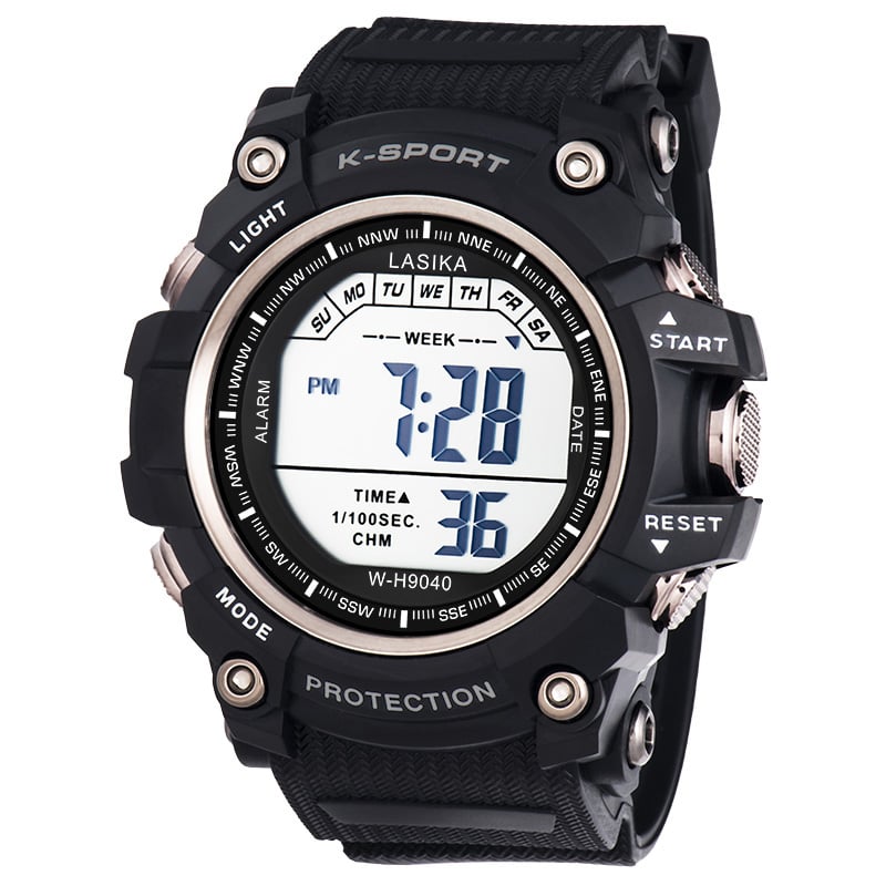 Picture of Premium Quality Digital Sports Watch LASIKA W-H9032 Digital Water Resistance/ Waterproof Digital Watch, Digital Silicon Watch for Men - Watch For Men - Watch - Watch For Men - Watch - ঘড়ি - Watch For Men
