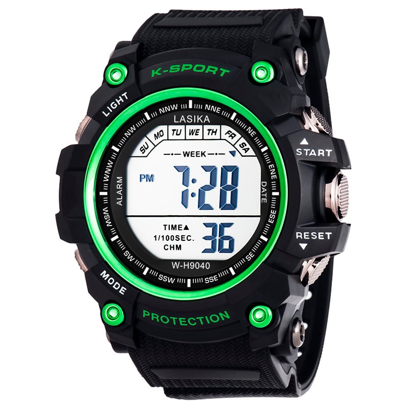 Picture of Premium Quality Digital Sports Watch LASIKA W-H9032 Digital Water Resistance/ Waterproof Digital Watch, Digital Silicon Watch for Men - Watch For Men - Watch - Watch For Men - Watch - ঘড়ি - Watch For Men (No.2)