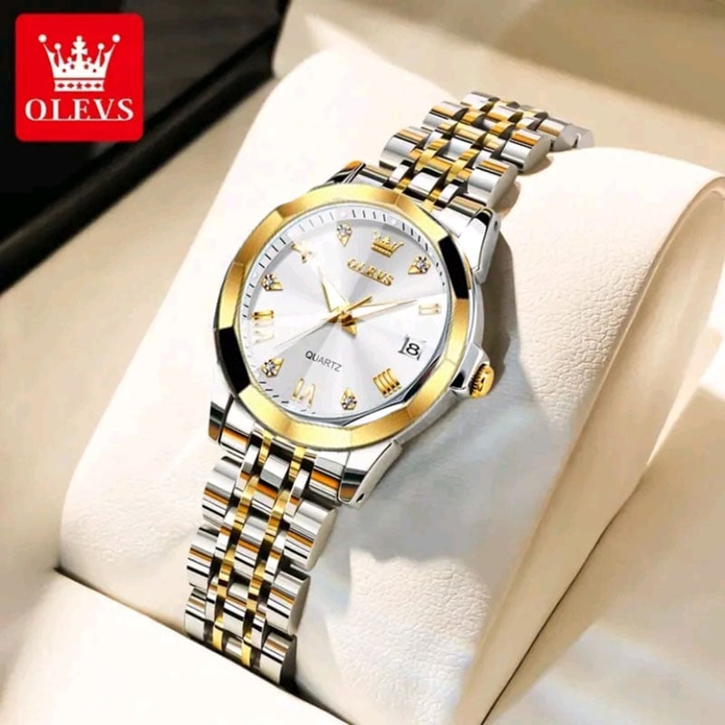 Picture of Olevs 9931 ( Fan Made ) Luxury fashion waterproof stainless steel imported quartz movement ladies wristwatch for women