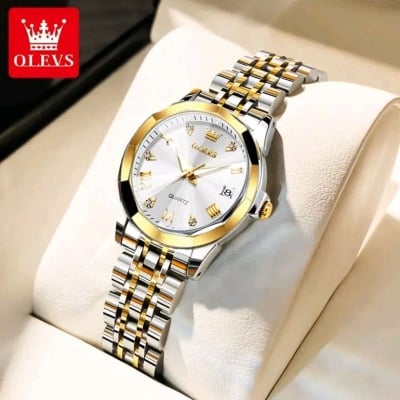 Picture of Olevs 9931 ( Fan Made ) Luxury fashion waterproof stainless steel imported quartz movement ladies wristwatch for women
