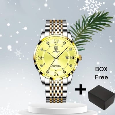 Picture of POEDAGAR 836 Stainless Steel Top Quality Luxury Date Sport For Man Wrist Watch For Men.