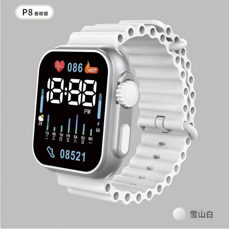 Picture of New Normal LED Plastic Watch That Looks Like Smart For Everyone 1 Pc