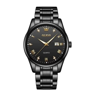Picture of Olevs 5563 Fashion Stainless Steel Analog Wrist Watch For Men