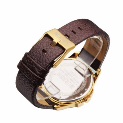 Picture of Leather Analog Fashionable Watch For Man - Black