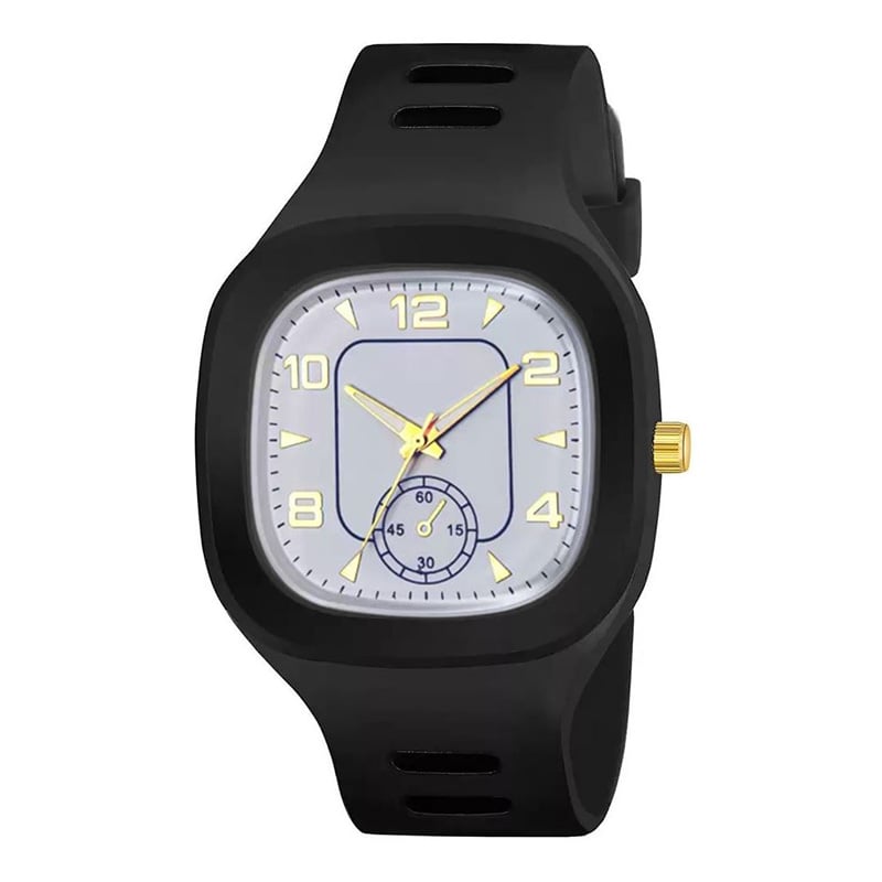 Picture of Lavish indulgent Fashionable Watch Silicone Band Quartz Analog Wrist Watch For Men - Watch For Men - Iconic Style (Combo 2)