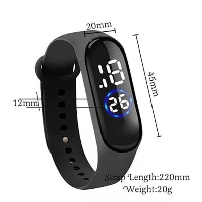 Picture of Silicone New Fashion Touch LED Sports Watch Waterproof