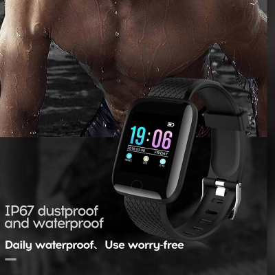 Picture of D116 PLUS Smart Bracelet Fitness Band Waterproof Smart Digital Watch