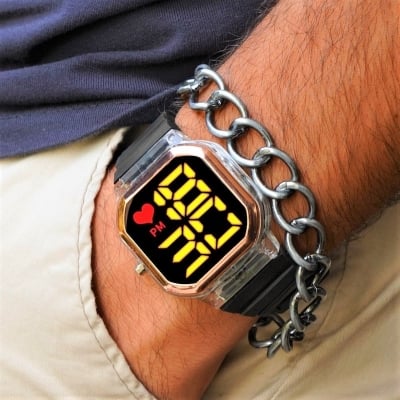 Picture of Water Resistance LED Wrist Watch - Watch For Men - Watch - ঘড়ি - Watch For Men