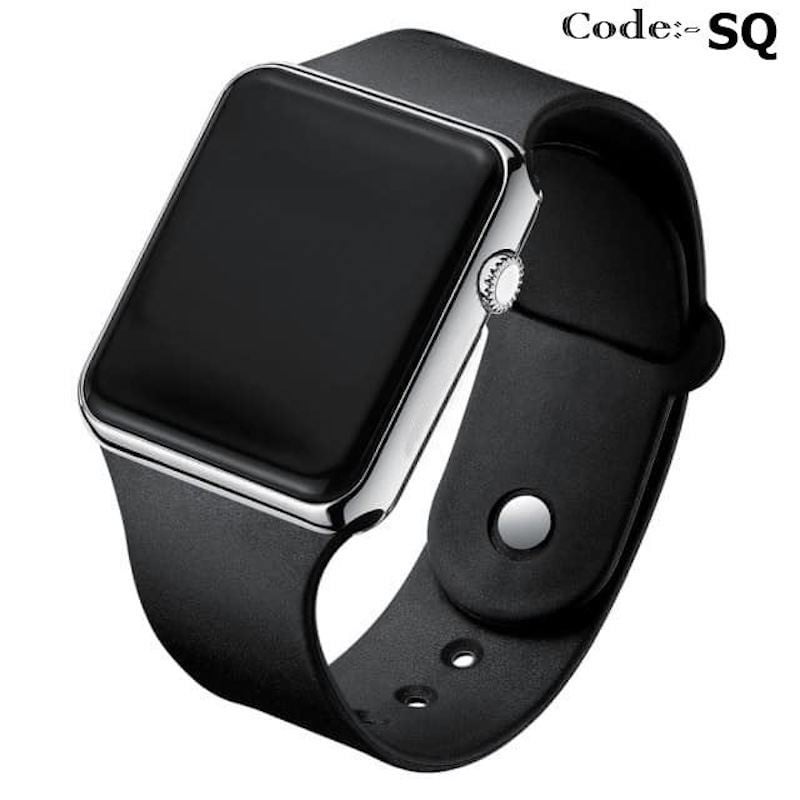 Picture of Colorful Square LED Digital Sports Watch ,  Water Resistance LED Wrist Watch 