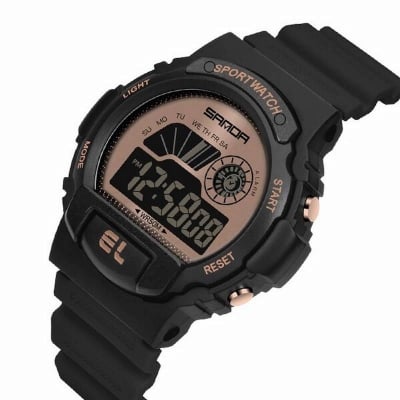 Picture of SANDA 6004 Fashion Sport Women Watches Multifunction Waterproof LED Display Digital Watch Outdoor Wristwatch Relogio Masculino