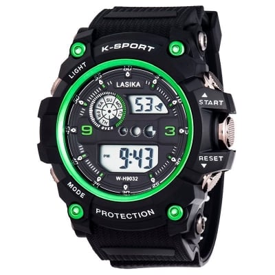 Picture of Premium Quality Boy'S Digital Waterproof Sport Fashion Luxury Military Quartz Watch Alarm Day Time Led Wristwatches -  Watch For Men - Watch For Men - Watch For Men (Orange 2)