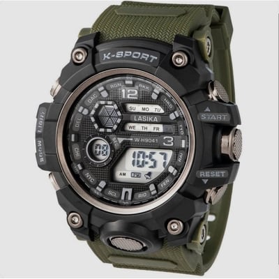 Picture of Premium Quality Boy'S Digital Waterproof Sport Fashion Luxury Military Quartz Watch Alarm Day Time Led Wristwatches -  Watch For Men - Watch For Men - Watch For Men (Red 2)