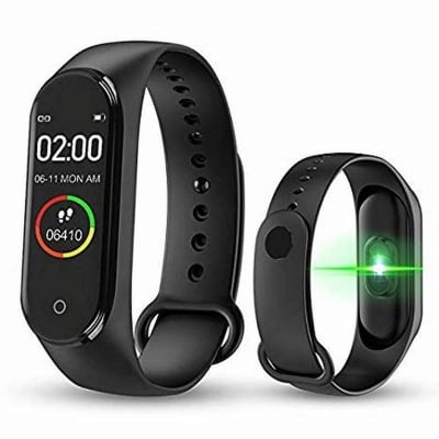 Picture of M4 Fitness Bracelet OLED Color Touch Screen Smart Wristband Global Version - Black